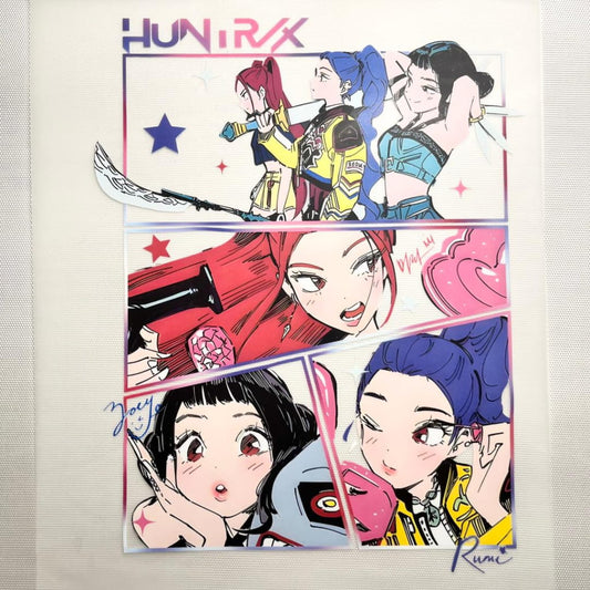 10inch Size DTF Heat Transfer ,Cartoon ,Kpop & Huntrix