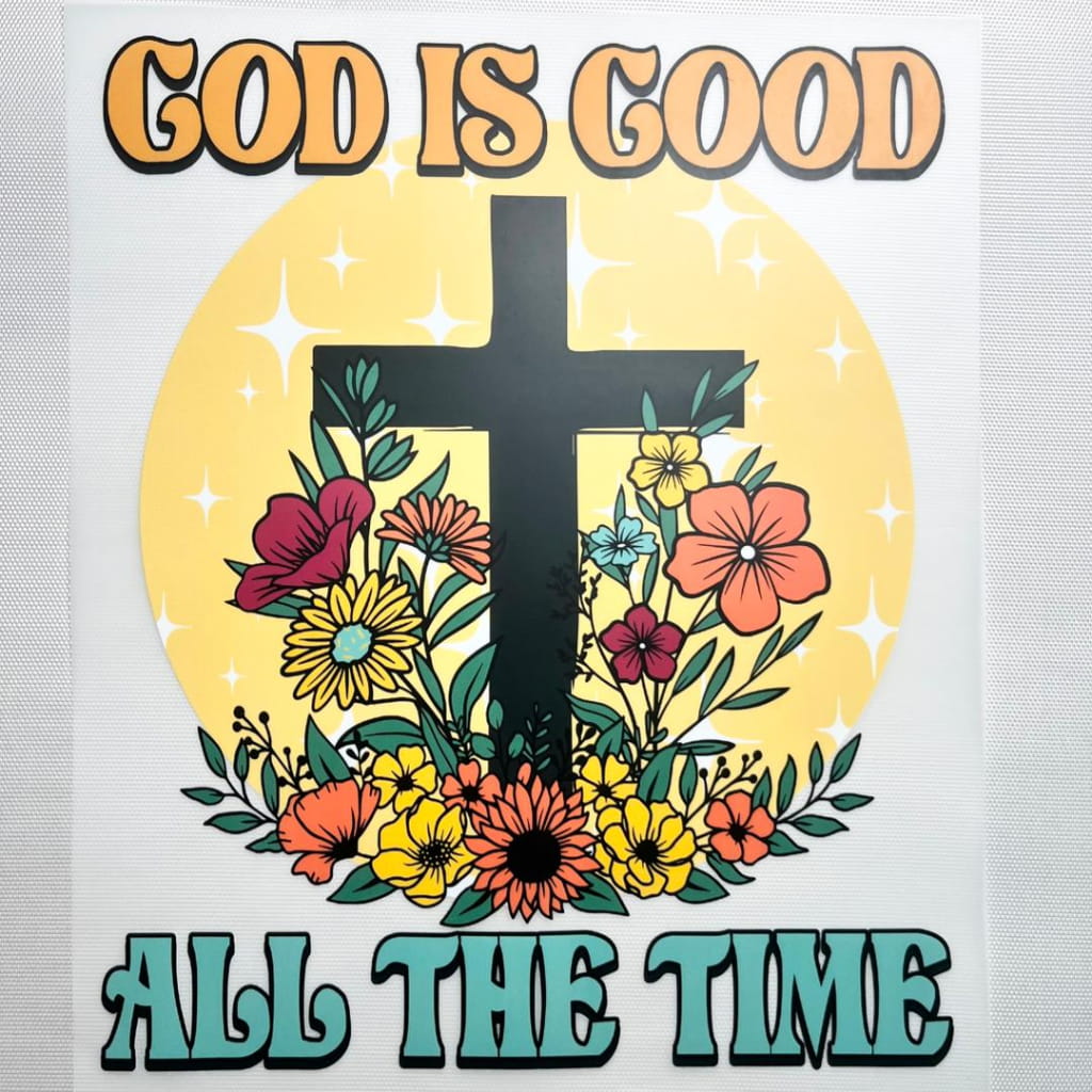 10inch Size DTF Heat Transfer ,God & Jesus & Religion