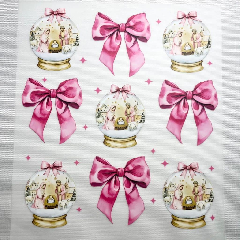 10inch Size DTF Heat Transfer, Bow,God & Jesus & Religion