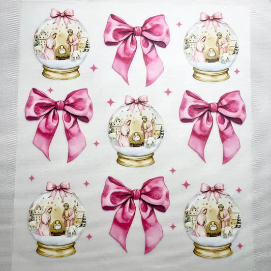 10inch Size DTF Heat Transfer, Bow,God & Jesus & Religion