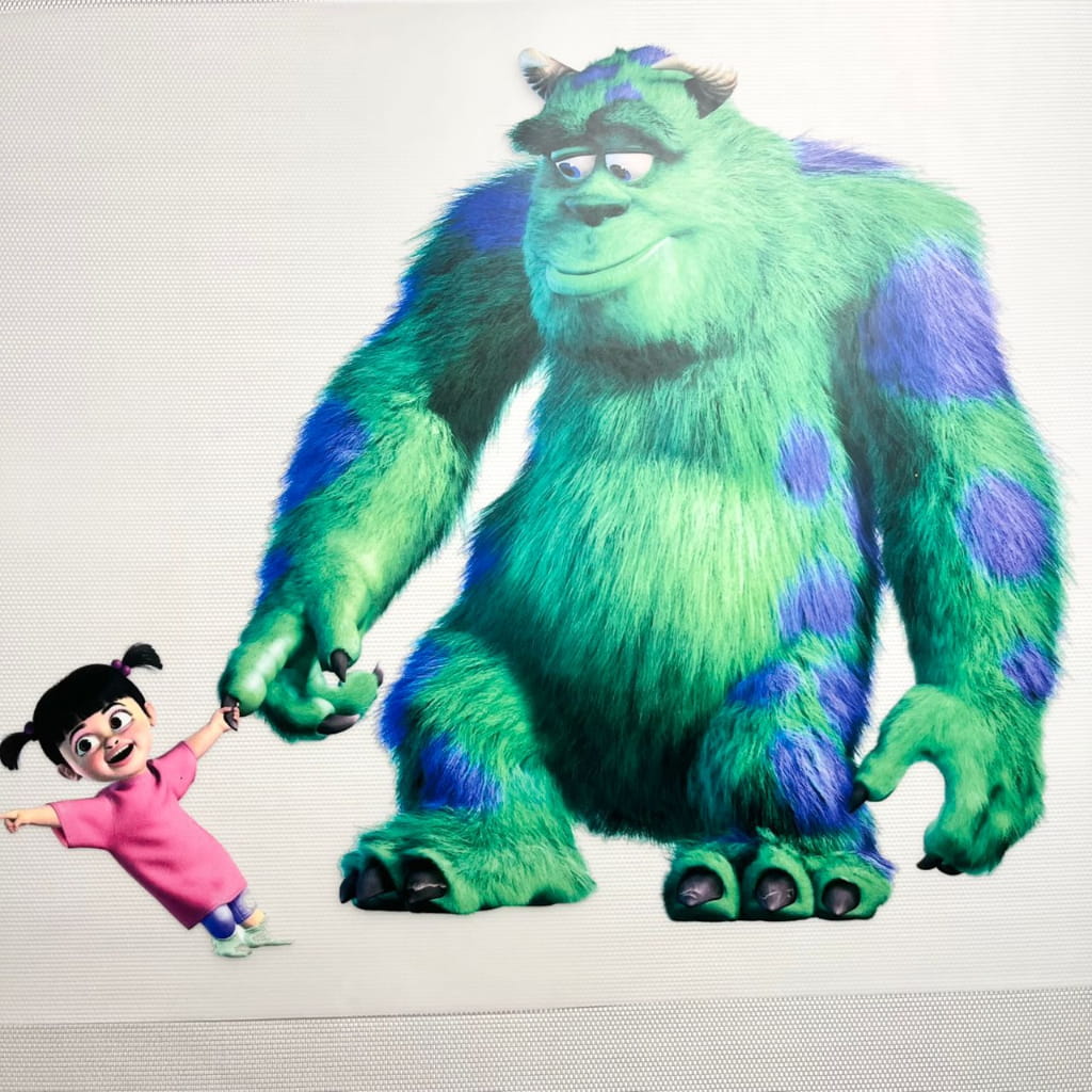 10inch Size DTF Heat Transfer, Cartoon , Monster