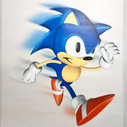 10inch Size DTF Heat Transfer, Cartoon , Sonic
