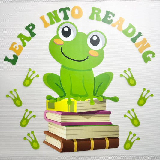 10inch Size DTF Heat Transfer,Reading Frog
