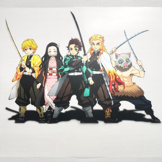 10inch Size DTF Heat Transfer, Cartoon ,Japanese Anime ,Demon Slayer