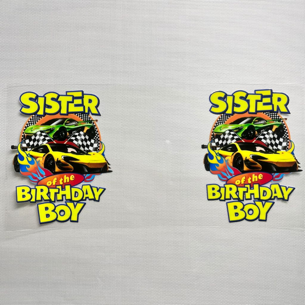 16oz UVDTF Cup Wraps, Cartoon ,Relative of the Birthday Boy ,Cousin & Uncle & Auntie & Sister & Mommy & Daddy & Brother & Grandma & Grandpa