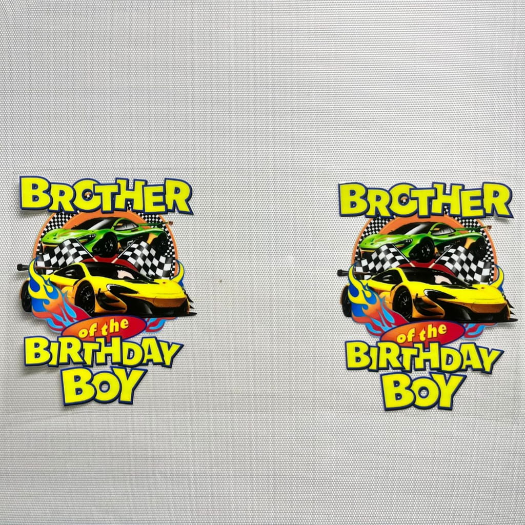 16oz UVDTF Cup Wraps, Cartoon ,Relative of the Birthday Boy ,Cousin & Uncle & Auntie & Sister & Mommy & Daddy & Brother & Grandma & Grandpa