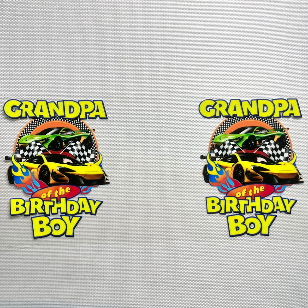 16oz UVDTF Cup Wraps, Cartoon ,Relative of the Birthday Boy ,Cousin & Uncle & Auntie & Sister & Mommy & Daddy & Brother & Grandma & Grandpa