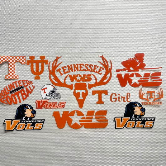 16oz UVDTF Cup Wraps, Football Team ,Tennessee