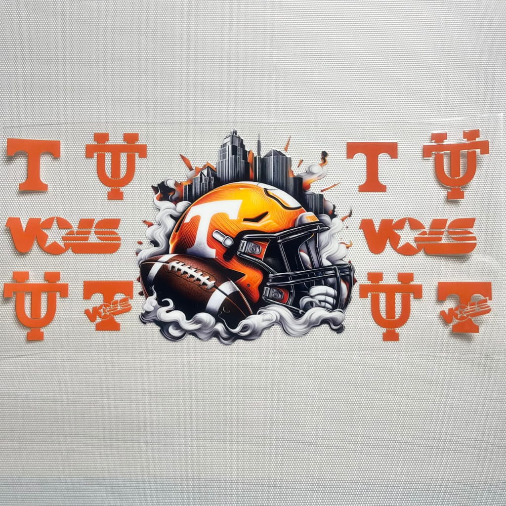 16oz UVDTF Cup Wraps, Football Team ,Tennessee
