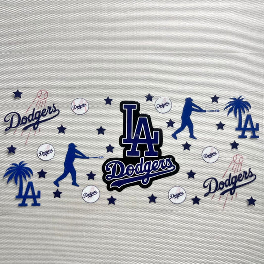 16oz UVDTF Cup Wraps, Baseball Team ,LA Dogers