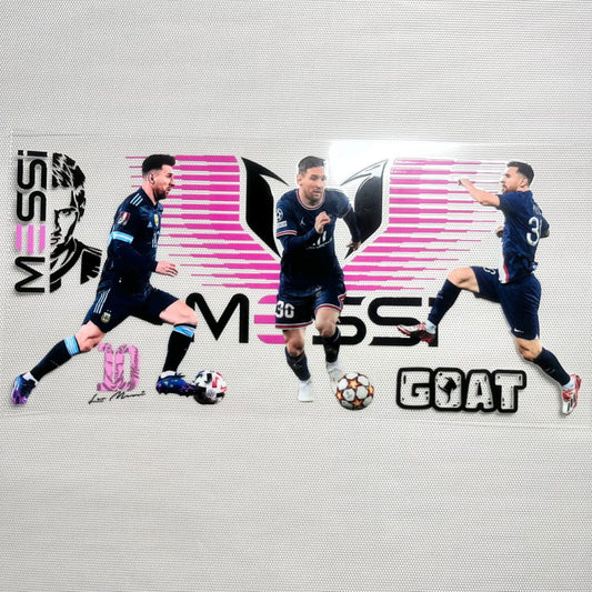 16oz UVDTF Cup Wraps, Soccer , Lion Messi