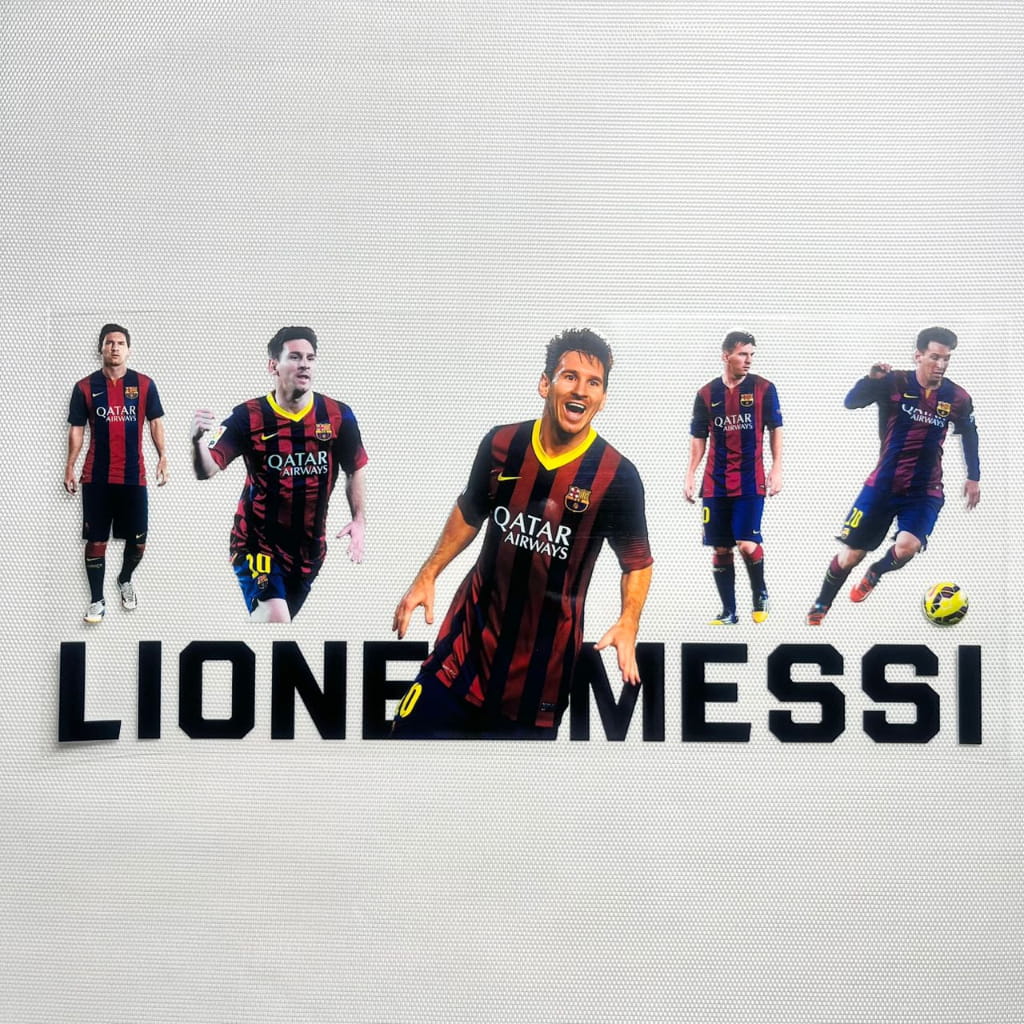 16oz UVDTF Cup Wraps, Soccer , Lion Messi