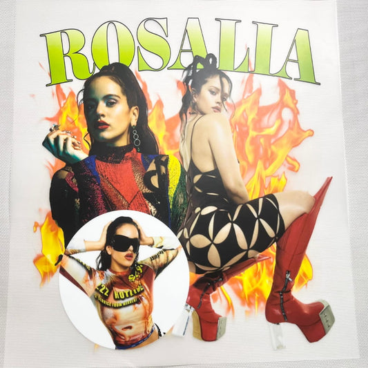 10inch Size DTF Heat Transfer, Singer, Rosalia