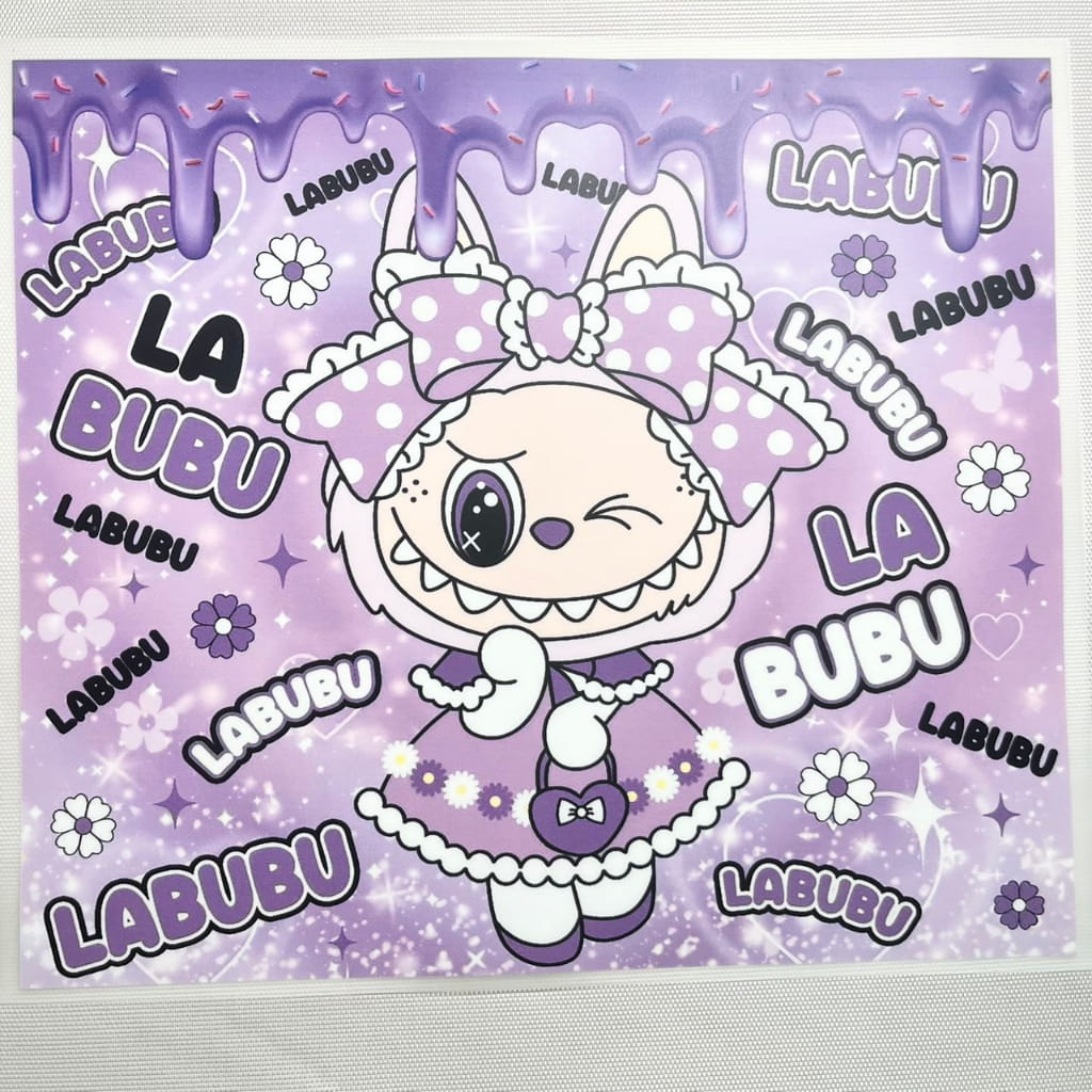10inch Size DTF Heat Transfer, Cartoon ,Labubu