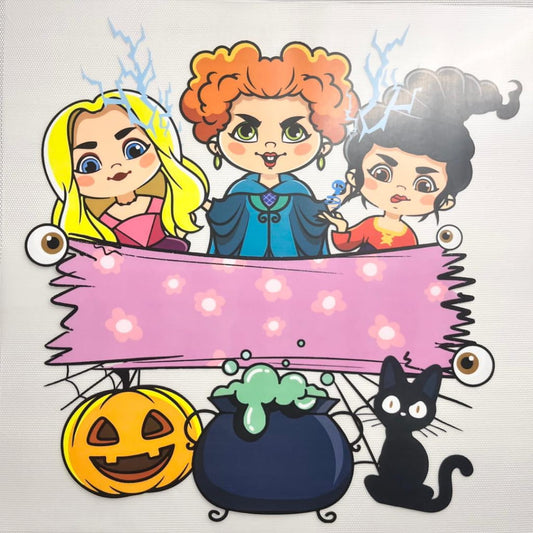 10inch Size DTF Heat Transfer, Halloween ,Horroible, Hocus Pocus