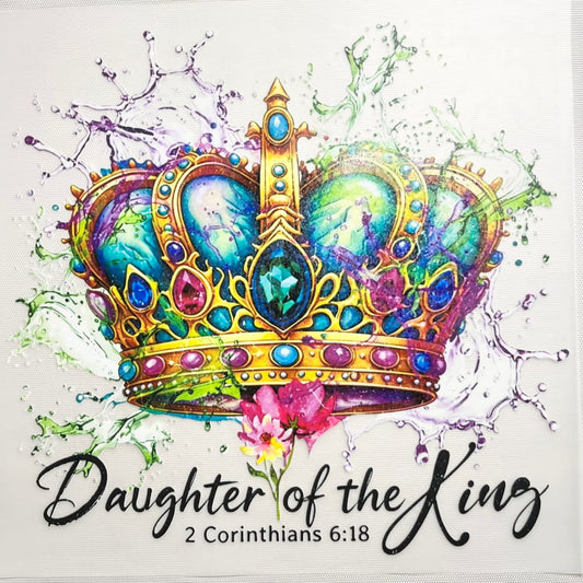 10inch Size DTF Heat Transfer, Crown