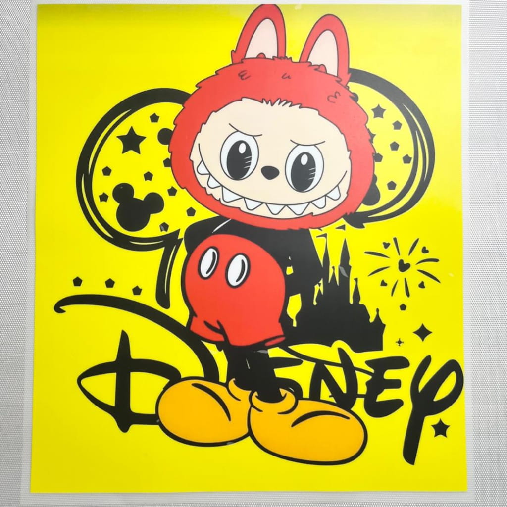 10inch Size DTF Heat Transfer, Cartoon , Labubu