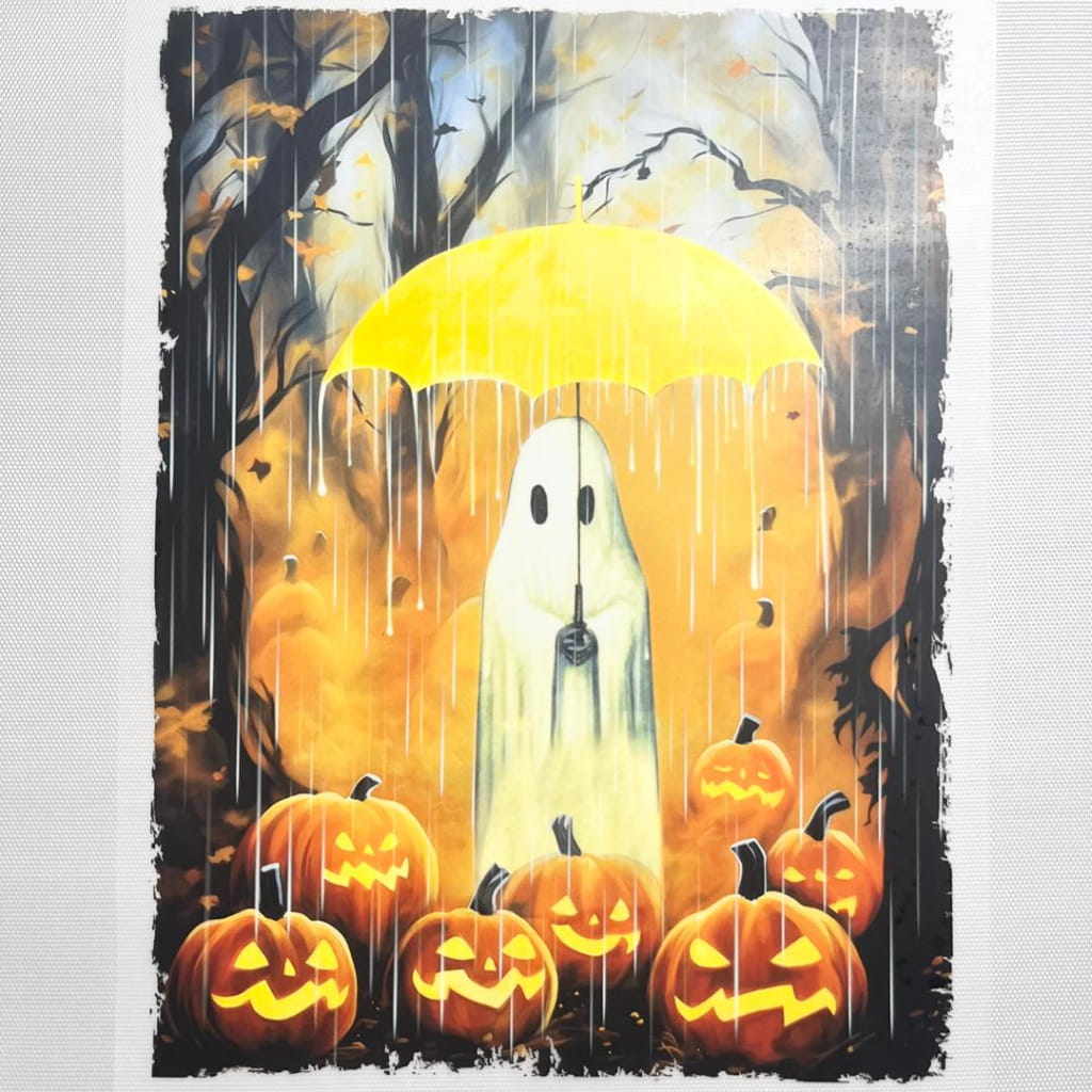 10inch Size DTF Heat Transfer ,Halloween ,Horroible, Ghost , Pumking