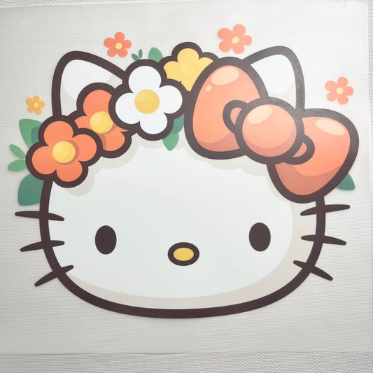 10inch Size DTF Heat Transfer,Sanrio Cartoon , Hello Kitty