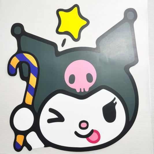 10inch Size DTF Heat Transfer,Sanrio Cartoon , Kuromi