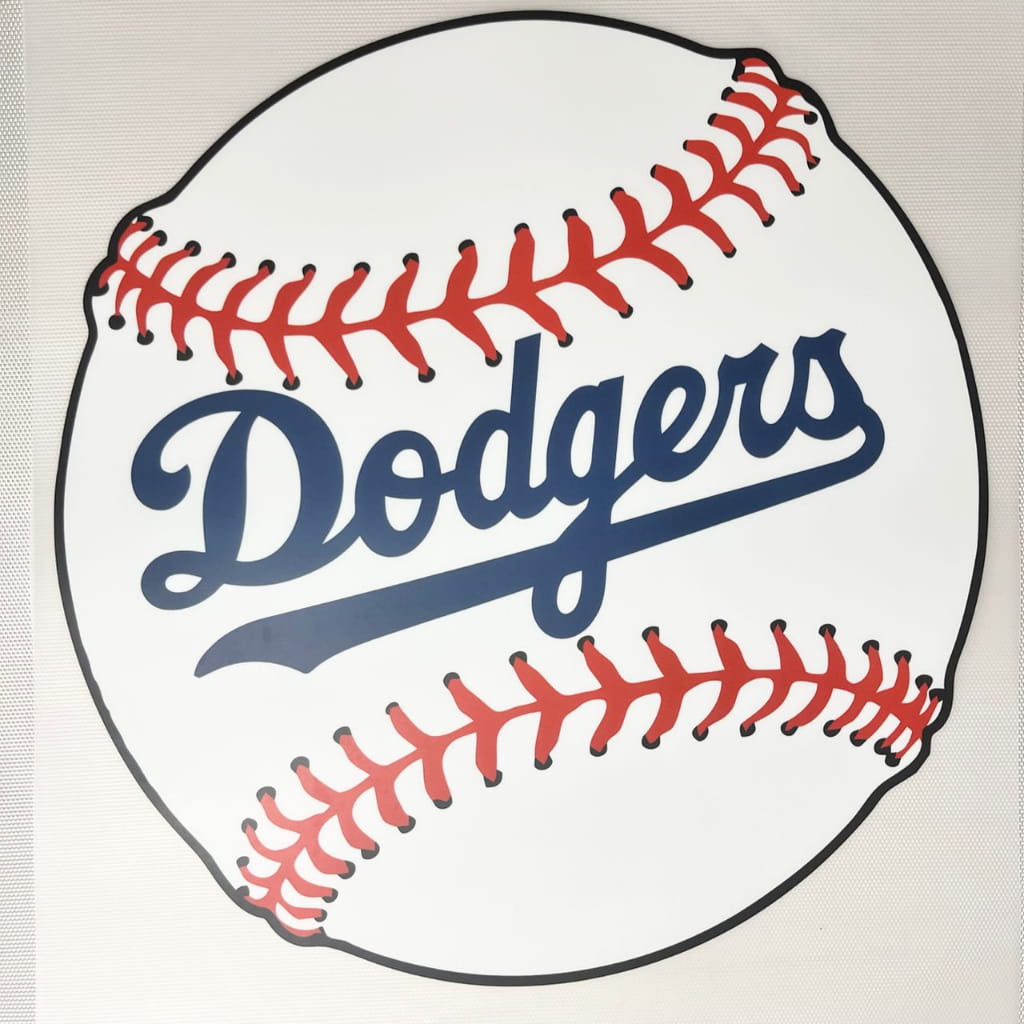 10inch Size DTF Heat Transfer,Baseball Team ,Dodgers ,LA
