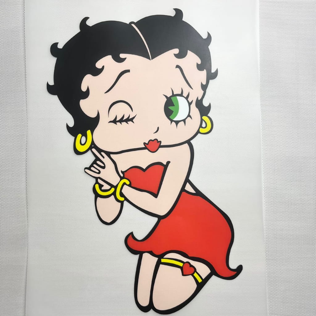 10inch Size DTF Heat Transfer, Cartoon ,Betty Boop