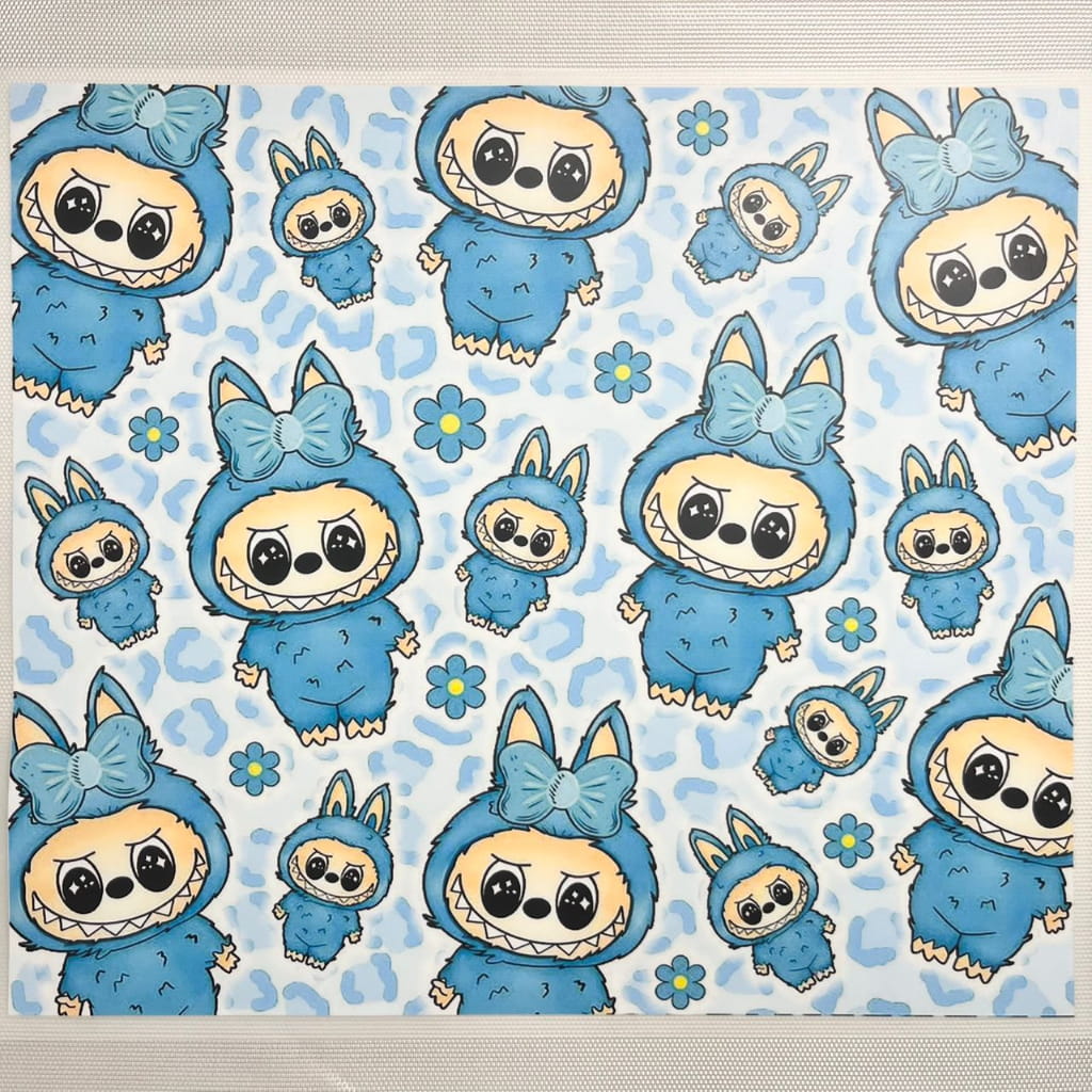 10inch Size DTF Heat Transfer, Cartoon , Labubu