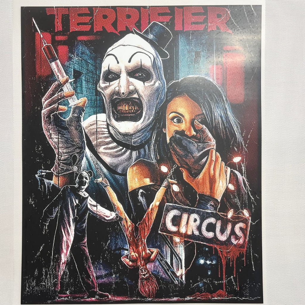 10inch Size DTF Heat Transfer, Halloween ,Horroible