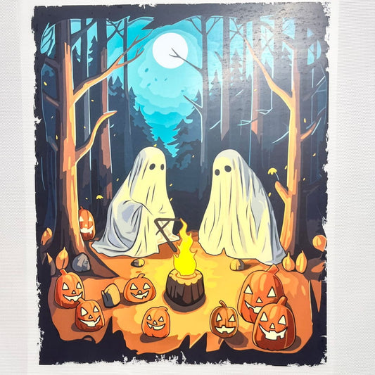 10inch Size DTF Heat Transfer ,Halloween ,Horroible, Ghost , Pumking