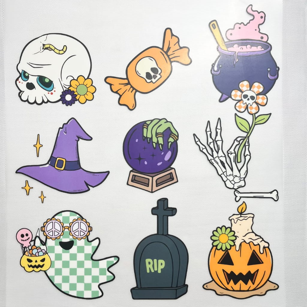 10inch Size DTF Heat Transfer, Halloween ,Horroible