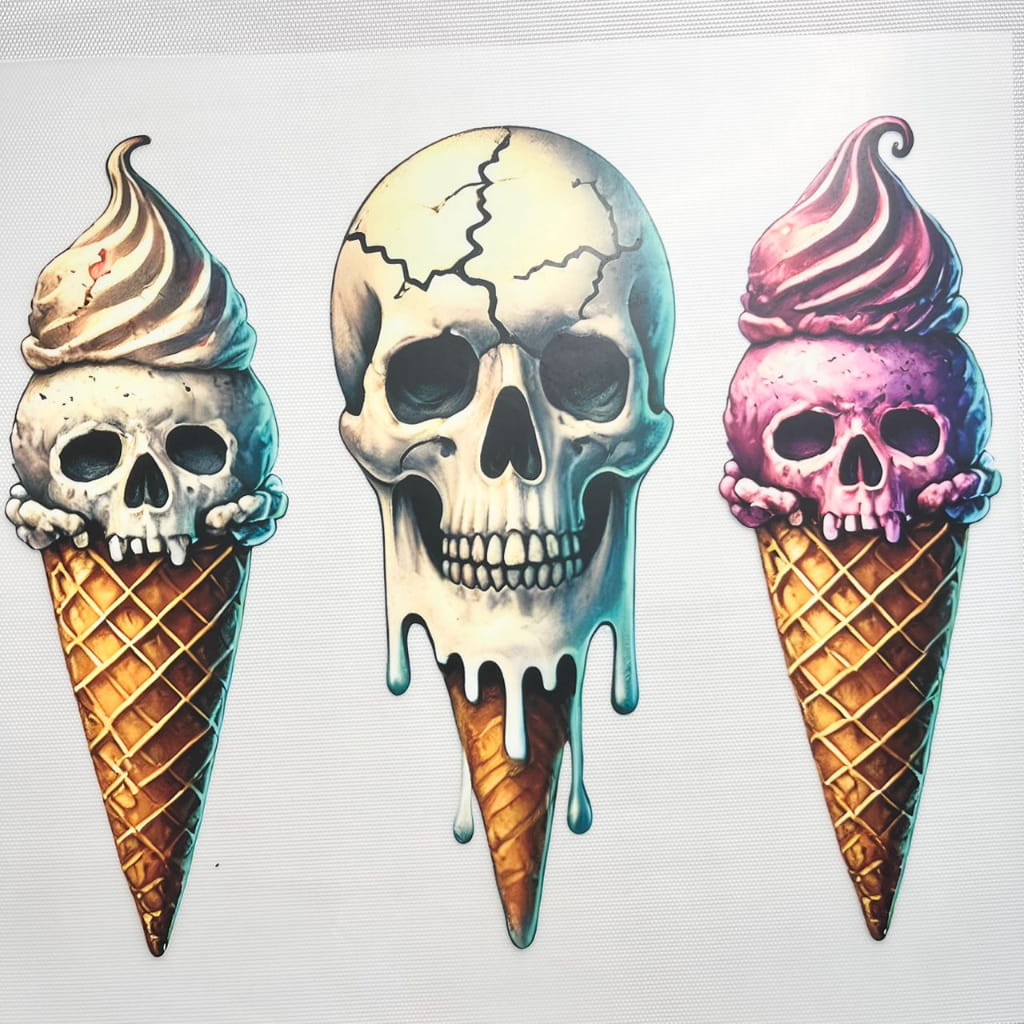 10inch Size DTF Heat Transfer, Halloween ,Horroible
