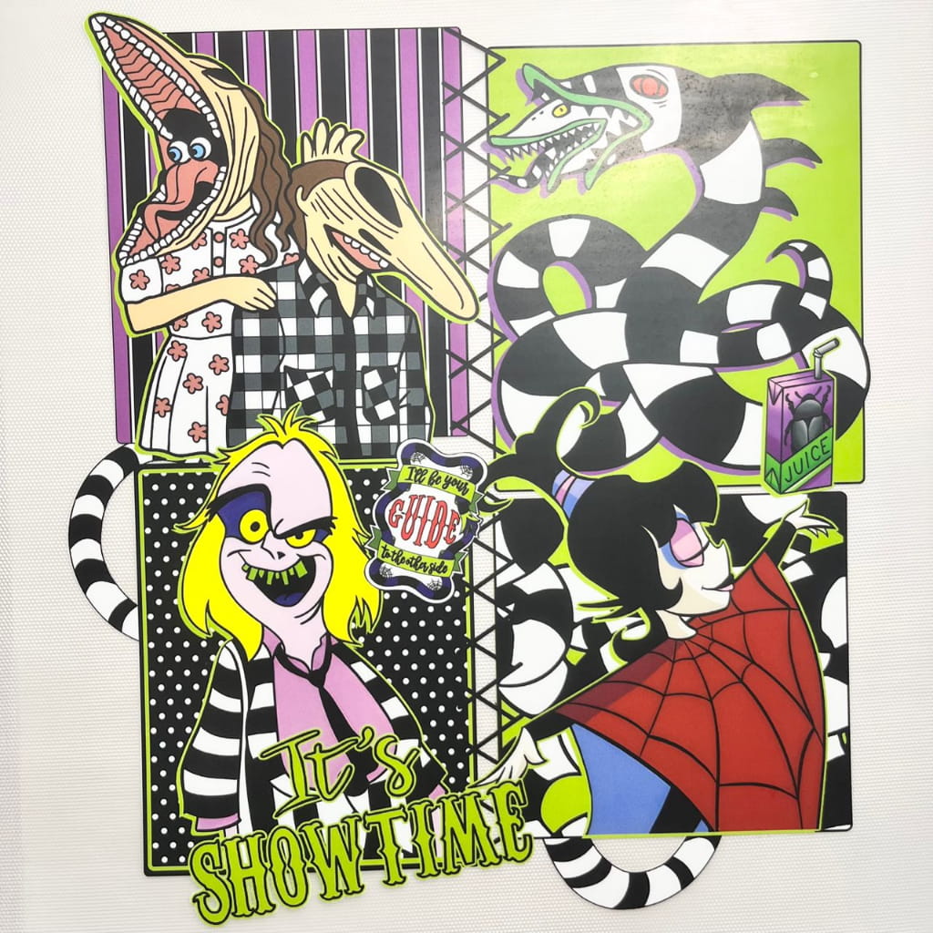 10inch Size DTF Heat Transfer, Halloween ,Horroible
