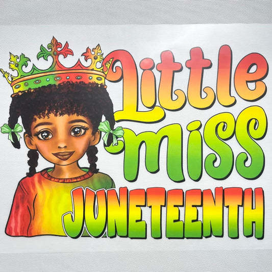 10inch Size DTF Heat Transfer,Juneteenth