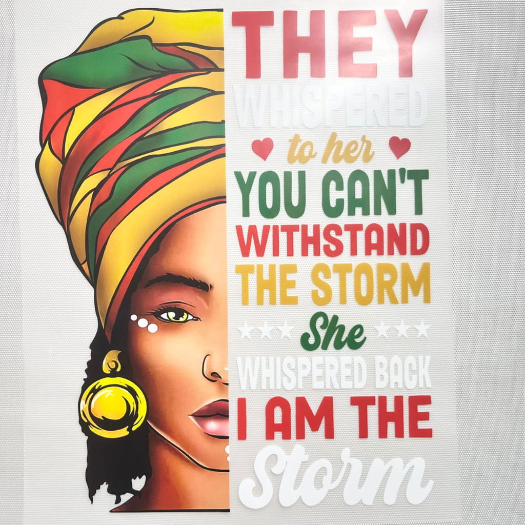 10inch Size DTF Heat Transfer,Juneteenth