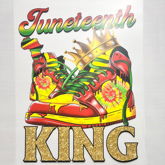 10inch Size DTF Heat Transfer,Juneteenth