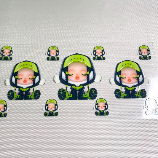 16oz UVDTF Cup Wraps,PopMart ,Skull Panda ,SP