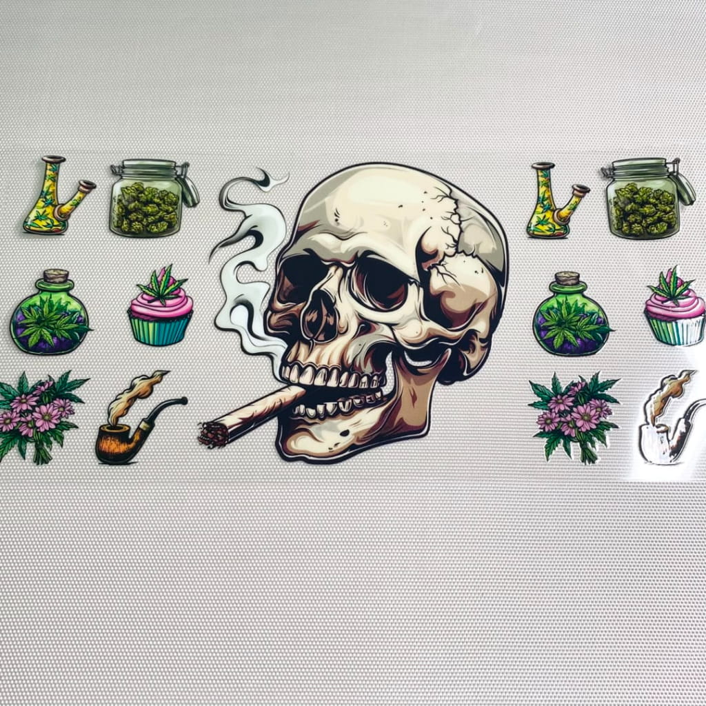16oz UVDTF Cup Wraps,Tobacco, Smoking ,420
