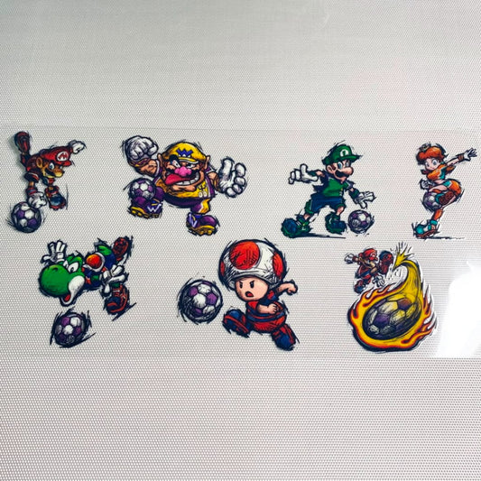 16oz UVDTF Cup Wraps,Cartoon ,Super Mario