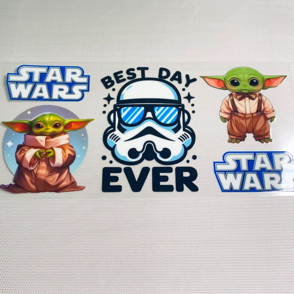16oz UVDTF Cup Wraps,Cartoon , Star Wars