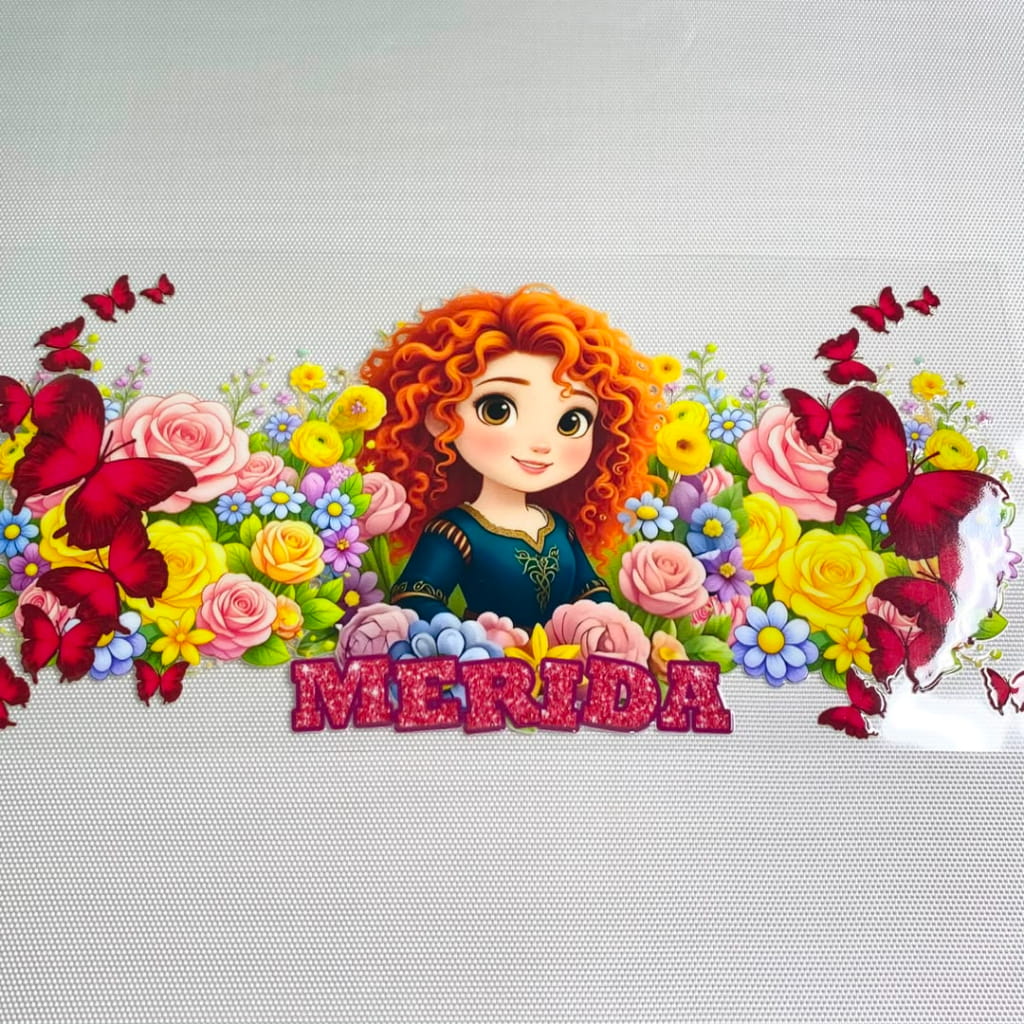 16oz UVDTF Cup Wraps,Cartoon , Princess ,Merida