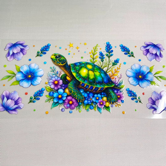16oz UVDTF Cup Wraps,Animal ,Turtle