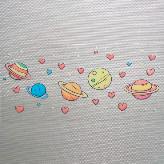 16oz UVDTF Cup Wraps, Planet