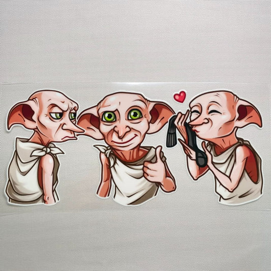 16oz UVDTF Cup Wraps, Cartoon , Harry Potter , Doby
