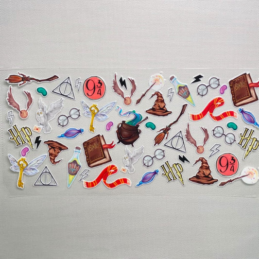 16oz UVDTF Cup Wraps, Cartoon , Harry Potter