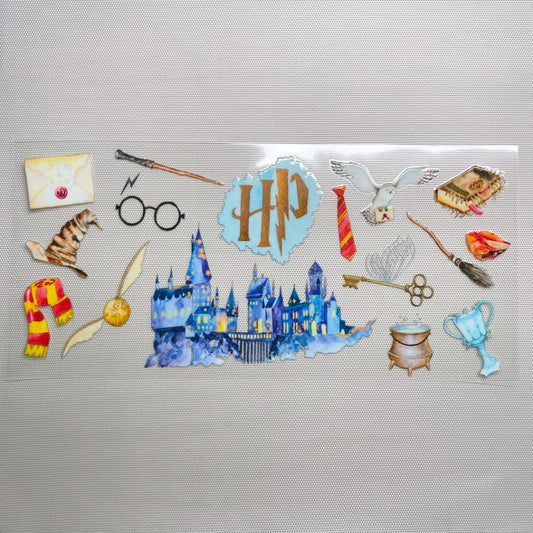 16oz UVDTF Cup Wraps, Cartoon , Harry Potter