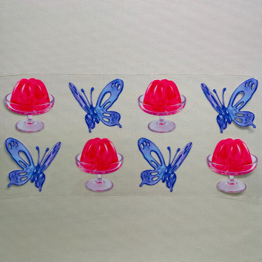 16oz UVDTF Cup Wraps, Pudding Butterfly