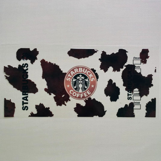 16oz UVDTF Cup Wraps,Starbucks Coffee