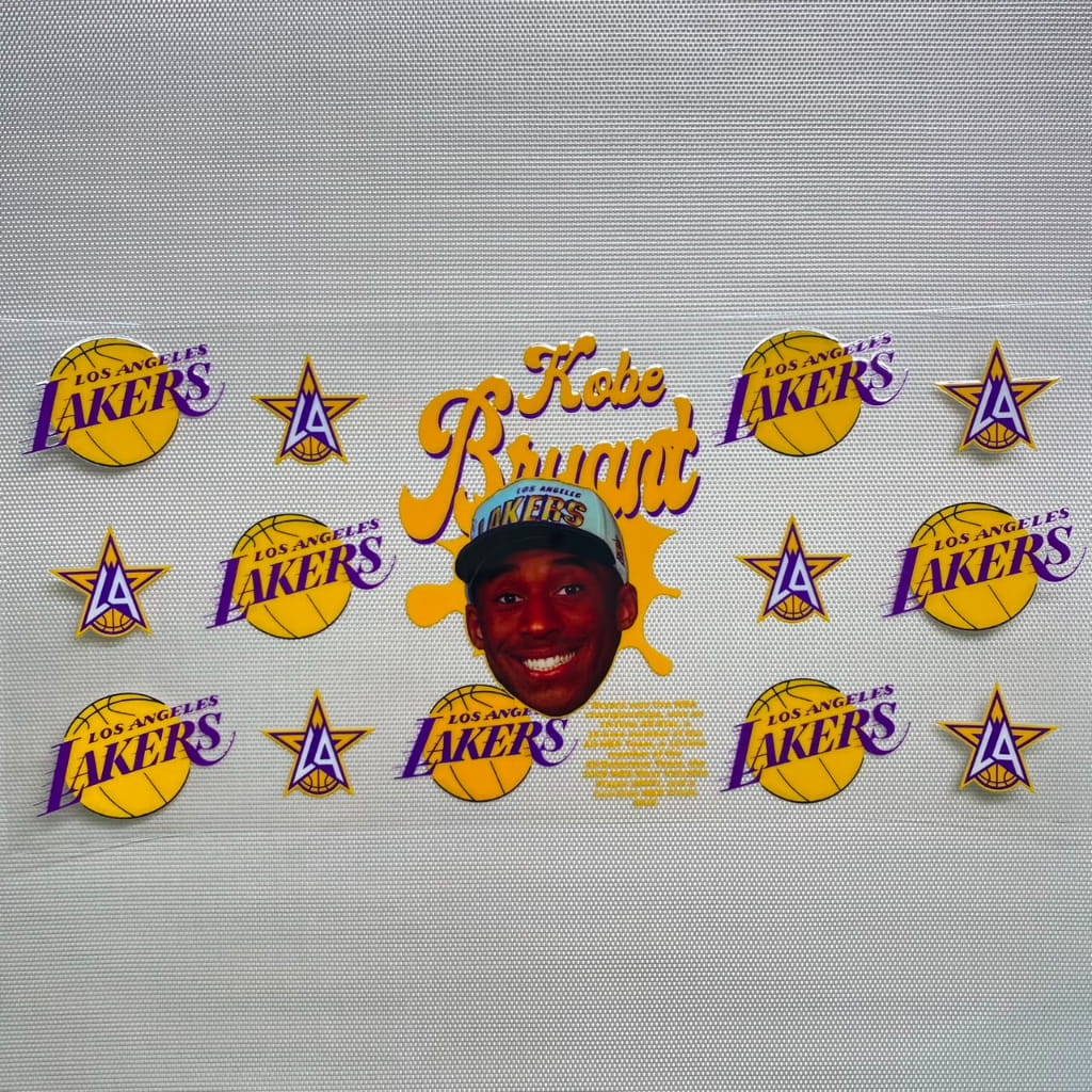 16oz UVDTF Cup Wraps, Basketball , Lakers