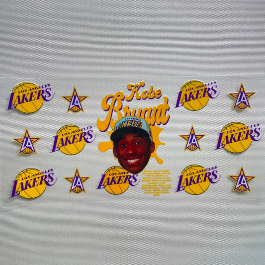 16oz UVDTF Cup Wraps, Basketball , Lakers