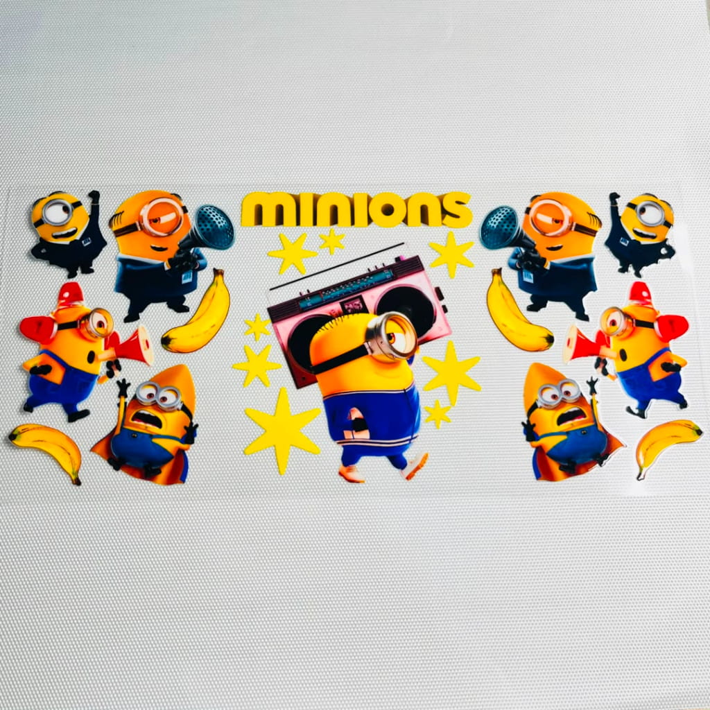 16oz UVDTF Cup Wraps,Cartoon ,Minions